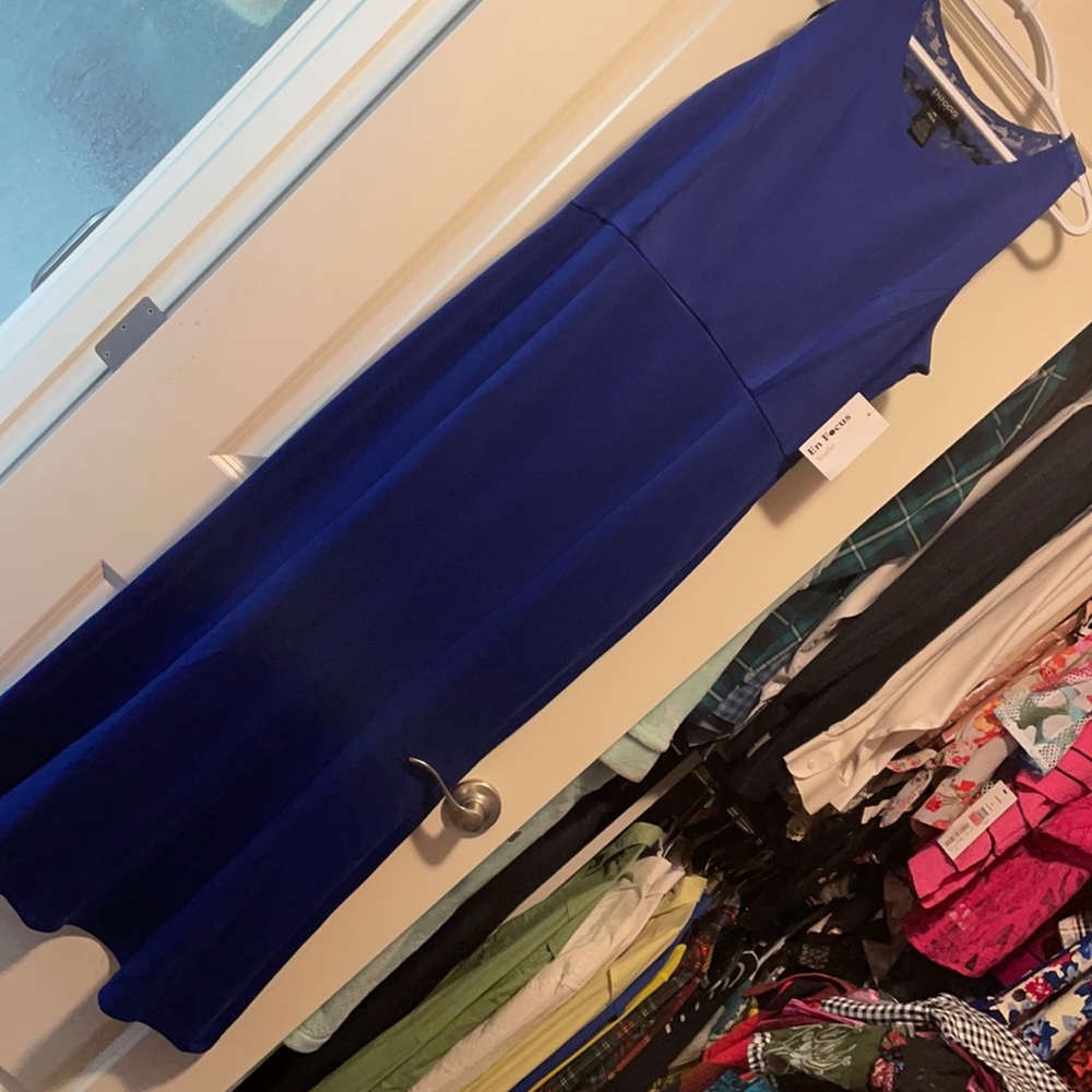 Enfocus Studio Royal Blue Maxi Dress